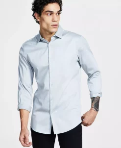 INC International Concepts Men's Slim Fit Dress Shirt, Created For Macy's -Vince Camuto Sale 23568100 fpx