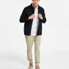 Alfani Men's Supima Knit Interlock Striped Polo Shirt, Utility Four-Pocket Shirt Jacket & Tech Jogger Pants, Created For Macy's -Vince Camuto Sale 23597478 fpx