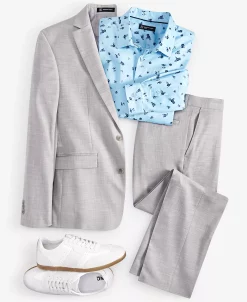 INC International Concepts Slim-Fit Floral-Print Dress Shirt, Created For Macy's -Vince Camuto Sale 23612011 fpx 1