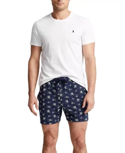 Polo Ralph Lauren Men's Cotton-Blend Nautical-Inspired Printed Sleep Shorts -Vince Camuto Sale 23694986 fpx