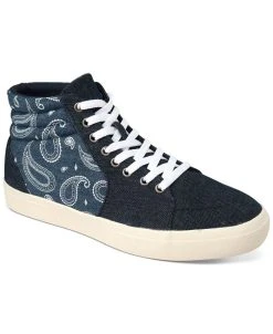 Sun + Stone Men's Jett Paisley High-Top Sneaker, Created For Macy's