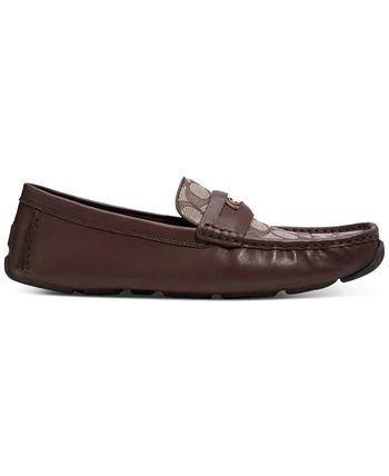 Coach Men's C Coin Signature Leather Driver Loafer 5 Coach Men's C Coin Signature Leather Driver Loafer - Image 3