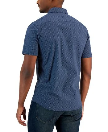 Michael Kors N's Slim-Fit Stretch Arrow Geometric Print Short-Sleeve Button-Up Shirt 4 Michael Kors N's Slim-Fit Stretch Arrow Geometric Print Short-Sleeve Button-Up Shirt - Image 2