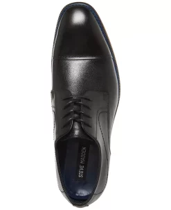 Steve Madden 's Zane Tonal & Textured Mid Oxford Dress Shoe -Vince Camuto Sale 23792932 fpx