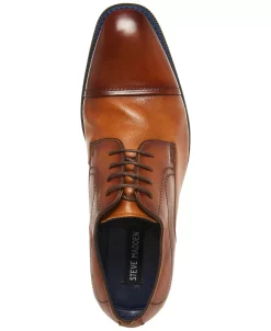 Steve Madden 's Zane Tonal & Textured Mid Oxford Dress Shoe -Vince Camuto Sale 23792938 fpx