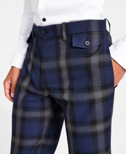 INC International Concepts Men's Slim-Fit Shadow Plaid Suit Pants, Created For Macy's 18 INC International Concepts Men's Slim-Fit Shadow Plaid Suit Pants, Created For Macy's -Vince Camuto Sale 23825692 fpx