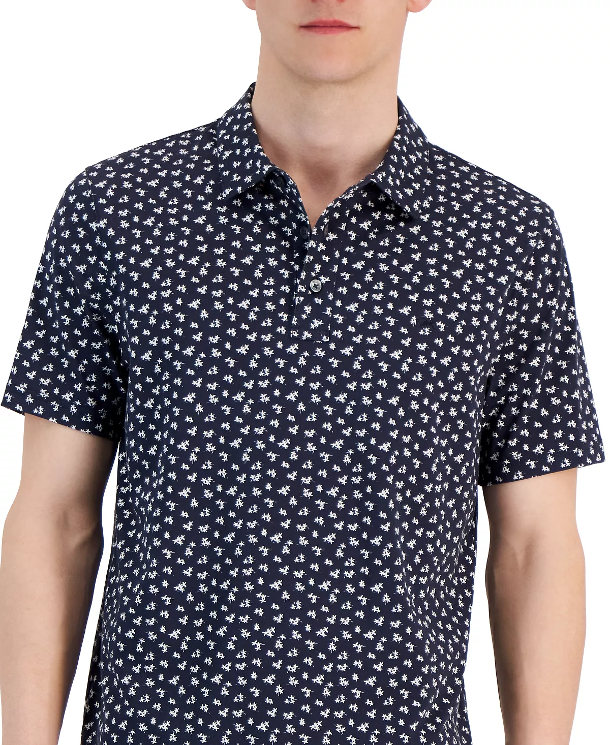 Michael Kors N's Modern-Fit Field Print Polo Shirt 5 Michael Kors N's Modern-Fit Field Print Polo Shirt - Image 3