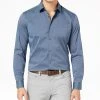 Alfani Men’s STRETCH Modern Stripe Shirt, Created For Macy's
