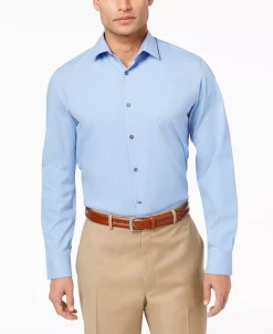 Alfani Men’s Stretch Modern Solid Shirt, Created For Macy's
